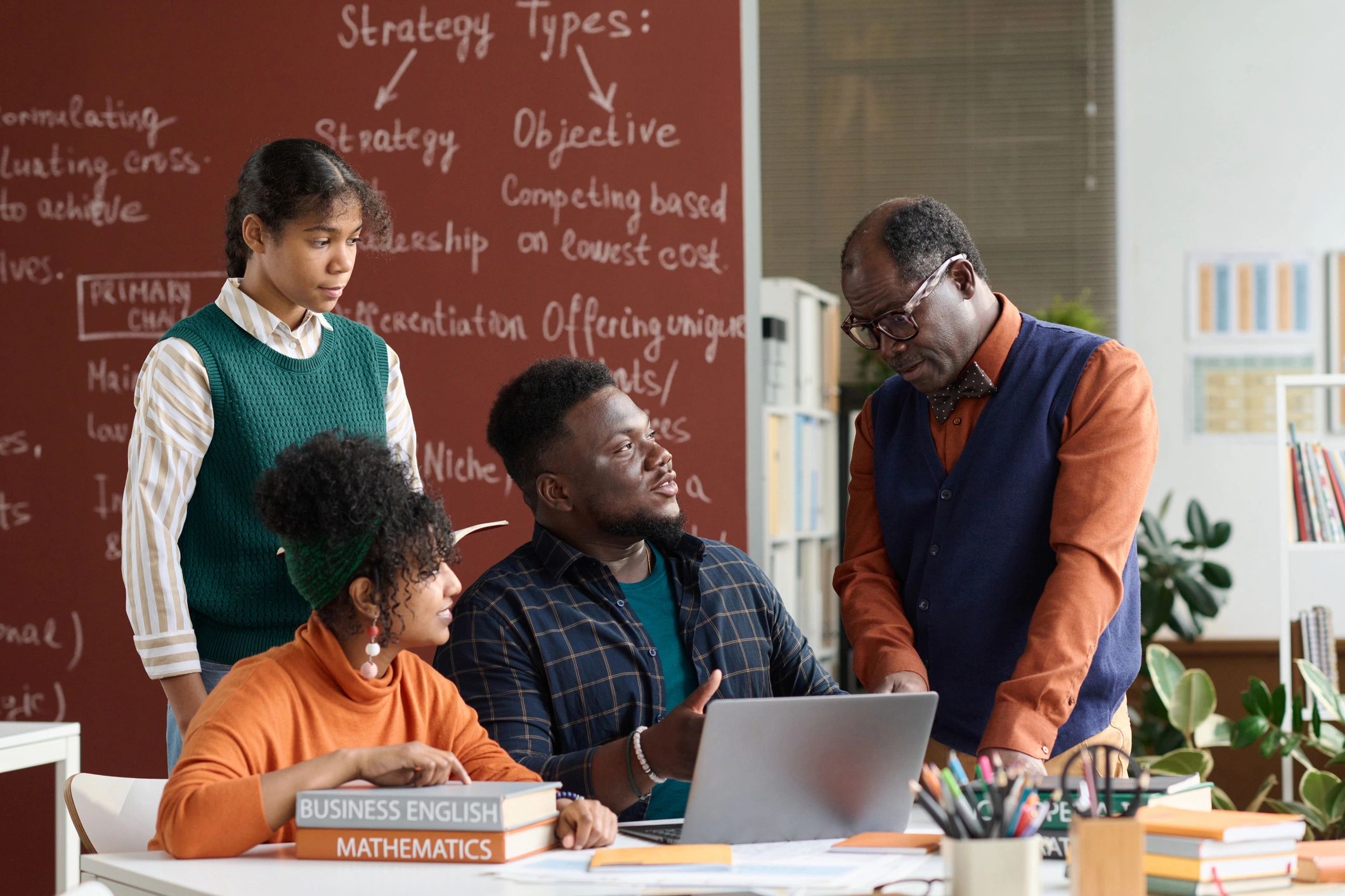 Nigerian classroom learning